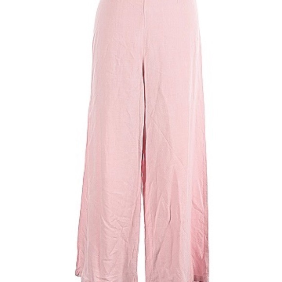 NWT Pink rhythm. linen wide leg pants - Picture 3 of 3